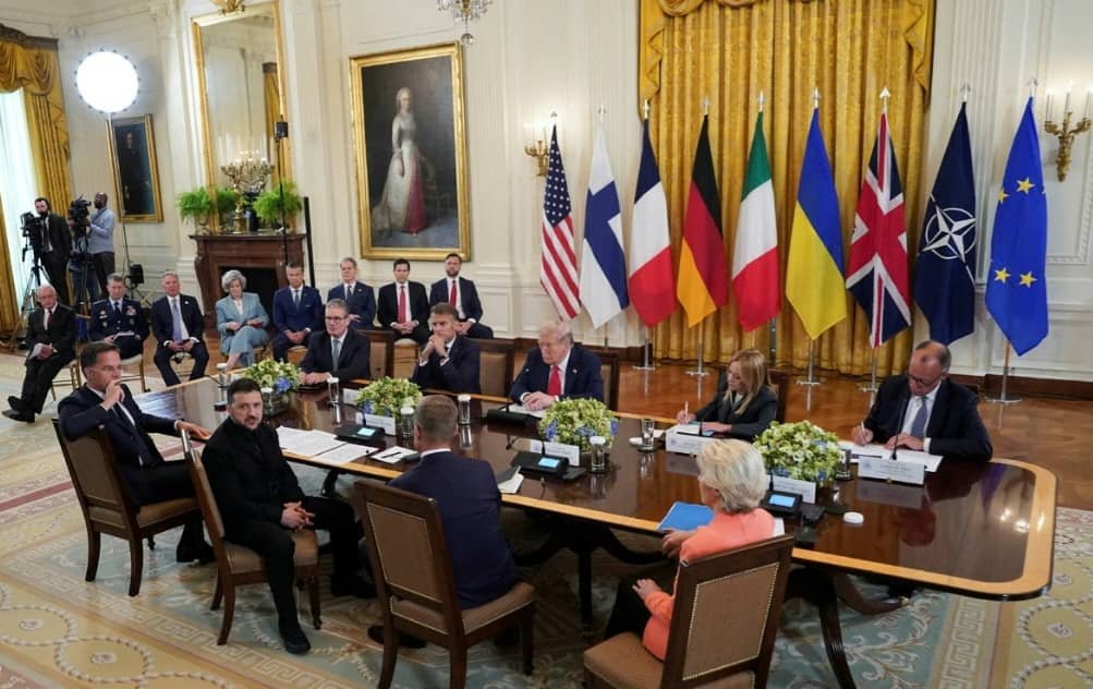 Inside the Meeting of Trump, Zelenskyy and Accompanying EU Leaders in DC