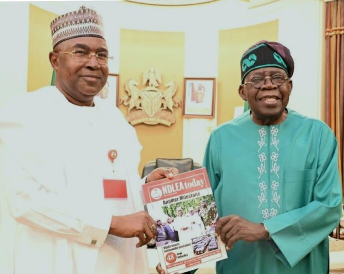 PRESIDENT TINUBU REAPPOINTS MOHAMMED BUBA MARWA AS NDLEA CHAIRMAN: