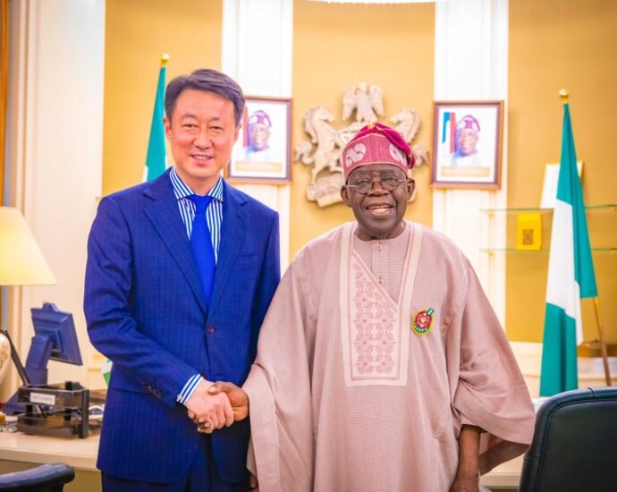 President Tinubu Hosts Chinese Ambassador in the State House