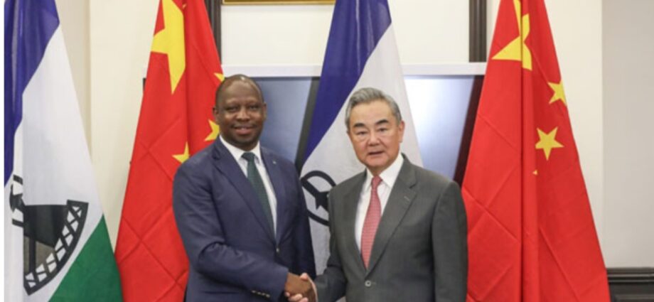 China, Lesotho Vow to Strengthen Exchanges, Advance Cooperation