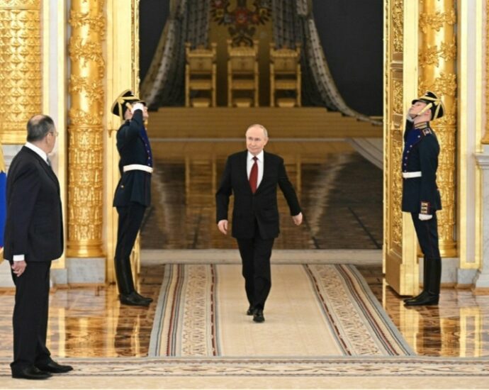 Putin Receives Credentials from Ambassadors of Nine African Countries