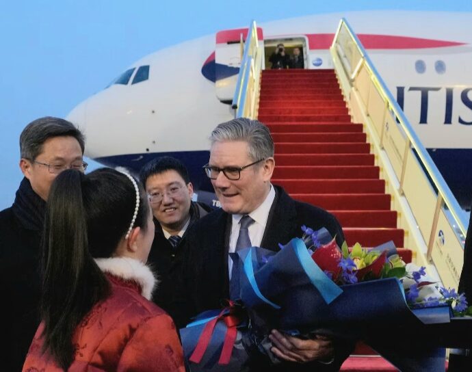 British PM Arrives Beijing for State Visit