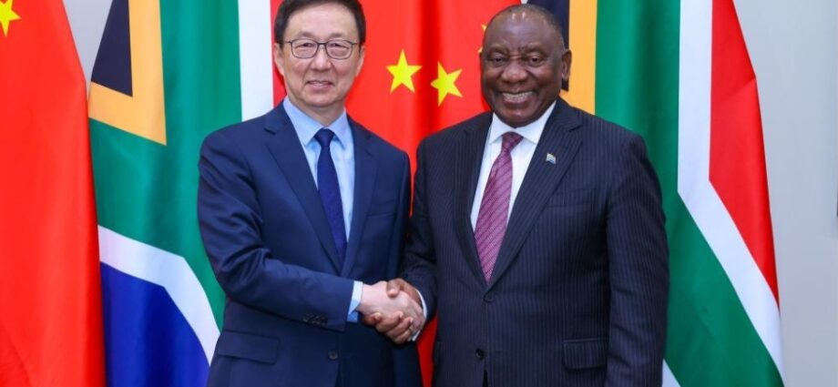 Chinese VP Meets South African President on Bilateral Ties Chinese VP Meets South African President on Bilateral Ties