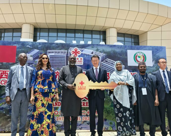 China-aided Headquarters Complex Handed Over to ECOWAS
