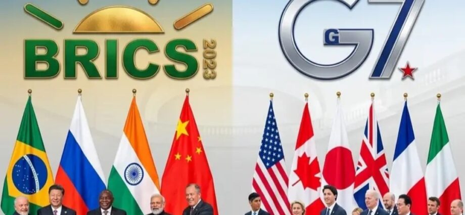 BRICS Hits Record Global GDP Share, Surpasses the G7 with Widening Gap