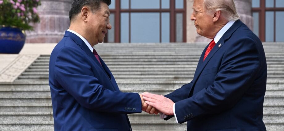 THE XI – TRUMP TALKS BEGIN IN BEIJING