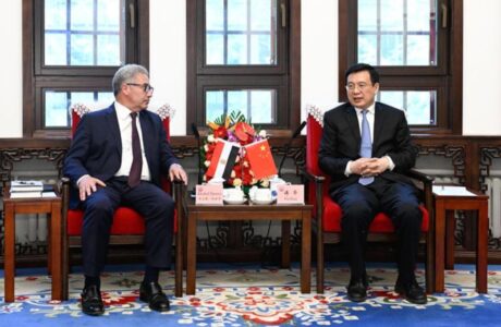Xinhua President Meets Egyptian Ambassador to China