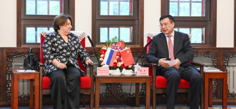 Xinhua President Meets Russia’s NMG CEO